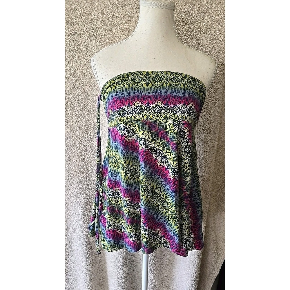 Patagonia Organic Cotton Convertible Floral Lithia Skirt/Halter Top, Size Medium - Picture 6 of 11